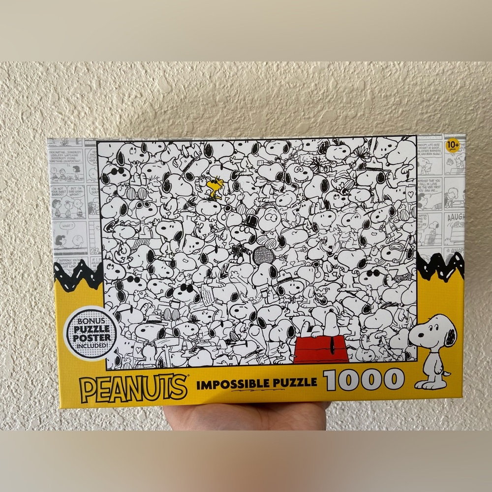 Peanuts Impossible Puzzle Everything Snoopy 1000pcs LAST 1